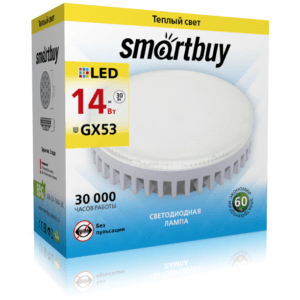 47896321 300x300 - Светодиодная (LED) Tablet GX53 Smartbuy-14W/3000K/Мат рассеиватель (SBL-GX-14W-3K)
