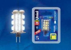 ds18 300x214 - Лампа светодиодная LED-JC-12/0,9W/DW/G4 75lm Corn