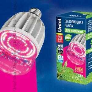 ds22 300x300 - Лампа светодиодная для растений LED-M80-20W/SP/E27/CL ALS55WH картон
