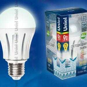 nb1333333 300x300 - Лампа светодиодная LED-A60-9W/NW/E27/FR ALM01WH пластик