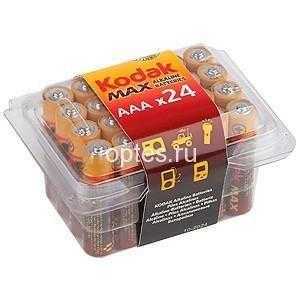 KODAK MAX LR03-24 PLASTIC BOX [24 3A PVC] (24/480/34560)