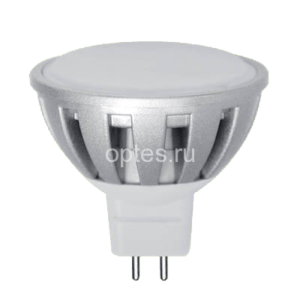 Лампа светодиодная LED-JCDR 5.5Вт 220В GU5.3 3000/4000К 495Лм ASD