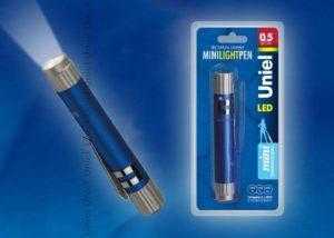 S-LD013-CB Blue Фонарь Uniel серии Стандарт «Mini light pen»