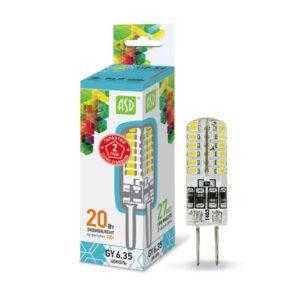 020202 300x300 - Лампа светодиодная LED-JCD-standard 2Вт 230В GY6,35 4000К 180Лм ASD