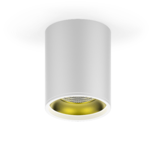 hd010 300x300 - LED светильник накладной HD010 12W (белый золото) 3000K 79x100,900лм, 1/30