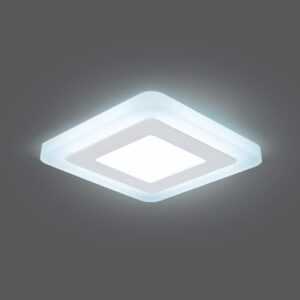 205 300x300 - Встраиваемый светодиодный светильник 6+3W 4000K белый Backlight Gauss BL123