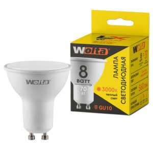 12 5 300x300 - Светодиодная лампа WOLTA LX 30YPAR16-230-8GU10 8Вт 3000K GU10