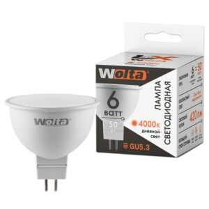 7 300x300 - Светодиодная лампа WOLTA LX 30SMR16-220-6GU5.3 6Вт 4000K GU5.3